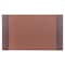 Dacasso Brown Crocodile Embossed 34" x 20" Side-Rail Desk Pad PR-2001 - alternate 1